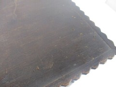 Kitchen Medicine Apothecary Bathroom Cabinet Carved Wood Ornate Hobnails