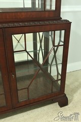 LF33074: MASTER CRAFTSMAN Quality Chinese Chippendale Mahogany Display Cabinet