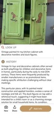 Beautiful 14 X 18 X 8 Deep Antique small painted metal cabinet vintage