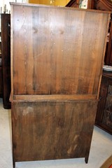 English Oak Wood Brothers Cabinet / Welsh Cabinet / Display Plate Rack