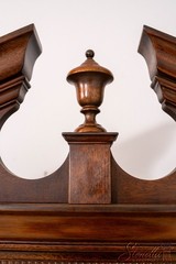 F70708: STICKLEY Mahogany 4 Door Breakfront Bookcase Cabinet