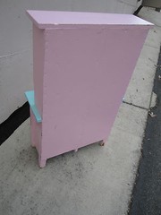 Antique / Vintage Child’s Kitchen Cupboard painted wood Charming