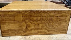 Vintage Wood Card Catalog 2 Drawer Tiger Oak Library File Cabinet