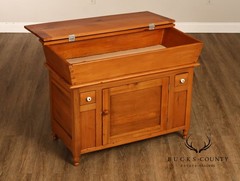 Antique American Country Pine Dry Sink Wash Stand