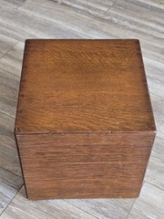 Antique 6 Drawer Library Card Catalog Dovetail Library Bureau Sole Maker