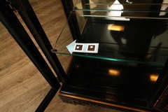 Chinoiserie Hand Painted Lighted China Display Cabinet