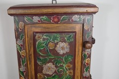 Antique Wooden Kitchen Wall Shelf Cabinet Vintage Spice Cabinet Apothecary Box