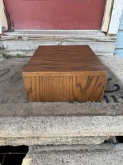 Vintage Oak 2 Drawer Filing Cabinet Card Catalog “Very Nice”