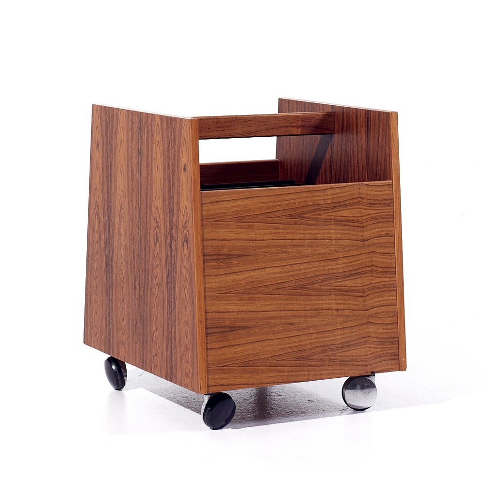 Rolf Hesland for Bruksbo Mid Century Danish Rosewood Record Caddy