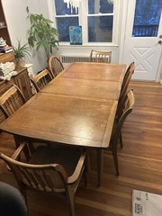 Mid Century Walnut Dining Set
