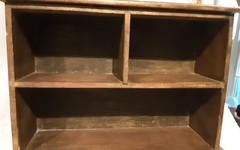 Primitive Rustic Miniature Childs Stepback Cupboard.Good Condition