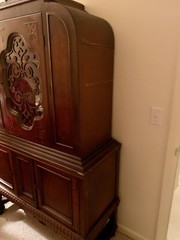 China cabinet, server and sideboy set