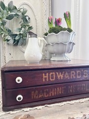 Antique Howard Two Drawer Cabinet