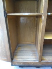 Antique Oak Post Office Cabinet,