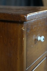 Mid Century Early American Style Apothecary Cabinet Spice Chest Side End Table