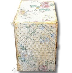 MID-CENTURY Floral 3-Drawer Sewing Set Kit: CONTENTS FULL Boudoir Shabby Country