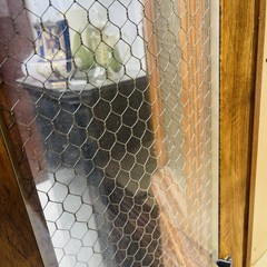 Drexel Heritage China Display Storage Glass Cabinet Door Solid Wood