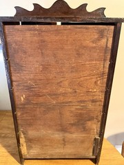 Antique Child’s Toy China Cabinet 22”x 12”x6.25” W/ Drawers & Glass Doors