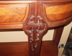 RARE MAJORELLE French CONSOLE Art Nouveau Hall Cabinet Mirror LA VIGNE Chateau