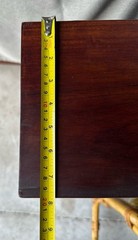 Mid-Century Chinese Brass Inlay Rosewood Wall Mounted Curio Display Cabinet