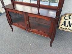 67148 Antique Mahogany Etergie Curio Display cabinet