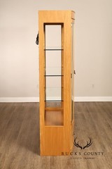 Thomasville Bogart Collection Bow Front Curio Display Cabinet