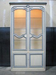 Vintage Baker Furniture Painted Louis XV Provincial Style Display Mfg. #3858.5