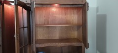 German Shrank (Wall Unit). Very Nice w/carved doors.
