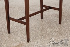 LF73278: Antique Edwardian 2 Drawer Inlaid Mahogany Curio Cabinet (2 of 2)