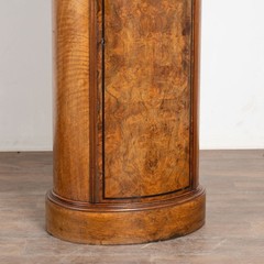 19th Century Danish Mahogany Veneer Column Cabinet with Single Door