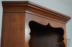 L73870: Pair Of STICKLEY Cherry Valley Open Corner Cabinets