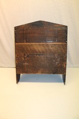 Real Antique 1830 American Solid Walnut Country Style Hanging Wall Cabinet