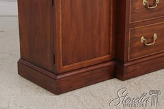 L72275: HENKEL HARRIS Model 2365 Cherry 2 Piece Breakfront