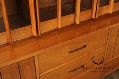 Mid Century Modern Walnut Sideboard Hutch