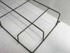Vintage Sellers Hoosier Cabinet Cookbook Holder Metal Wire Rack Antique Original