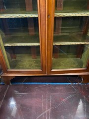 Antique Victorian Style Figured Display Cabinet