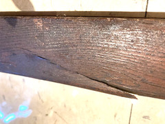 ANTIQUE OAK MERCANTILE CABINET SLIDING GLASS DOORS PAIR