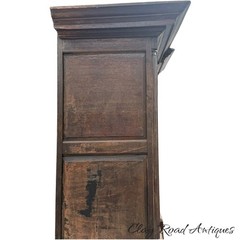 Antique Large Cupboard cabinet Georgian chippendale 1780 housekeepers Livery