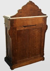 Antique Renaissance Revival walnut Victorian Cabinet Credenza