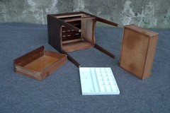 Art Deco Caswell-Runyan Waterfall Perfect Sewing Cabinets End Table