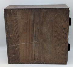 Antique OSM Yawman Erbe Labor Saving Office 2 Drawer Wood Oak FIle Card Catalog