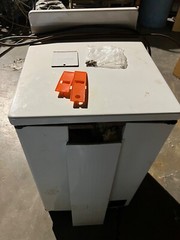 Vintage Whirlpool Sink and Base Cabinet,hot water heater Cab and and metal Top
