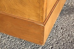 Antique Apothecary Cabinet file Wood Drawer office vintage ledger holder library