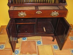 20% OFF Victorian Arts & Crafts Mahogany Smoker’s Cabinet Circa 1880