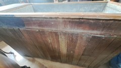 Antique Primitive Walnut Dry Sink American Country Antique 52.5″x35″x21
