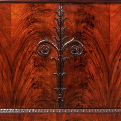 Antique Cupboards Restoration Chestnut Mahogany Marble XIX Century Originals