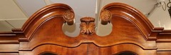 Henredon Aston Court Burl Wood Beveled Glass Bookcase China Cabinet Breakfront