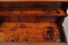 Antique French Country Colonial Pine Wood 50″ H Drysink Kitchen Jelly Cupboard