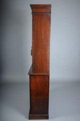 Victorian Mahogany Bookcase Cabinet, Mahogany, England, 19th Century