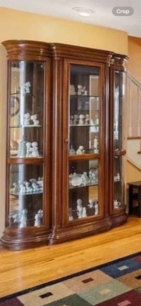 Golden Glass Display Cabinet